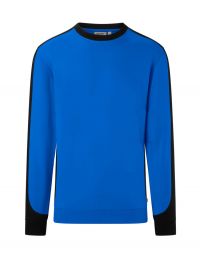 Blaues Arbeits Sweatshirt
